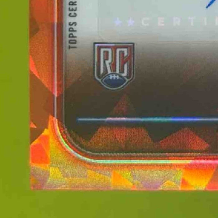 2024 Topps Chrome Sapphire Edition Ja'Lynn Polk Auto Orange /25 RC Patriots