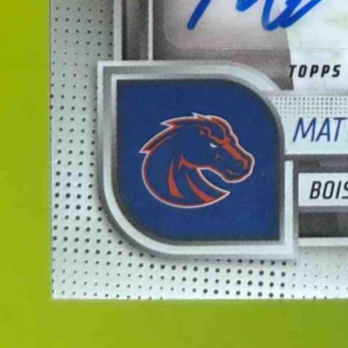 2025 Bowman Chrome University Matt Lauter Prospect Auto Boise State Broncos