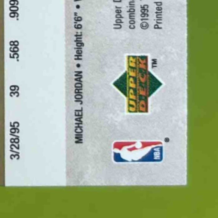 1995-96 Upper Deck Collector's Choice Michael Jordan He's Back #M3 Chicago Bulls