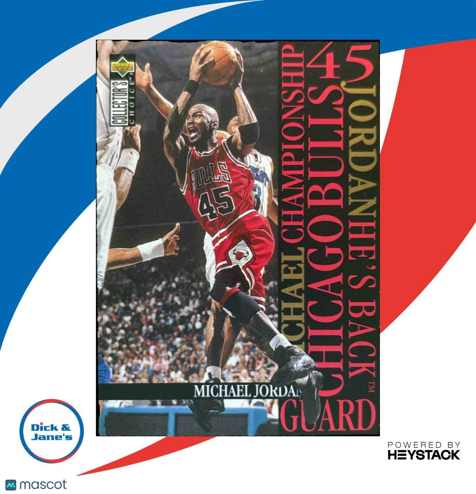 1995-96 Upper Deck Collector's Choice Michael Jordan He's Back #M4 Chicago Bulls