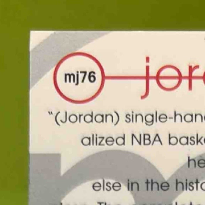 1997-98 Upper Deck Michael Jordan Tribute #MJ76 Chicago Bulls