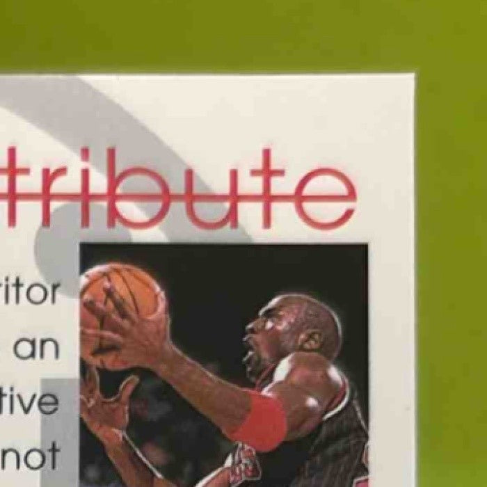 1997-98 Upper Deck Michael Jordan Tribute #MJ74 Chicago Bulls