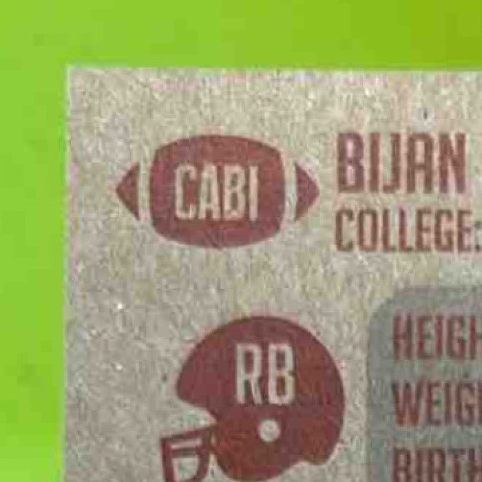 2021 Onyx Vintage College Football Bijan Robinson Signatures Auto Longhorns