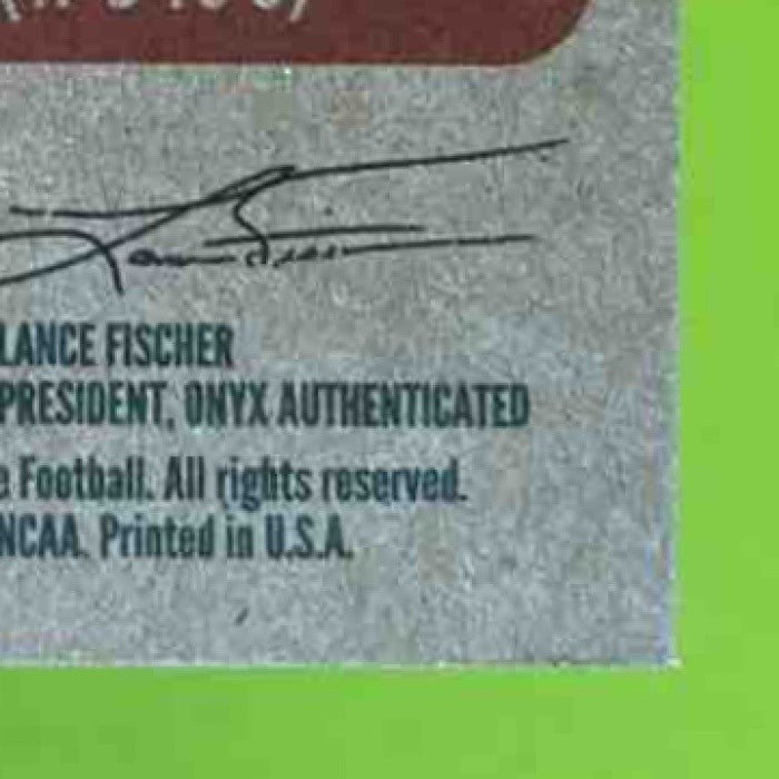 2021 Onyx Vintage College Football Bijan Robinson Signatures Auto Longhorns