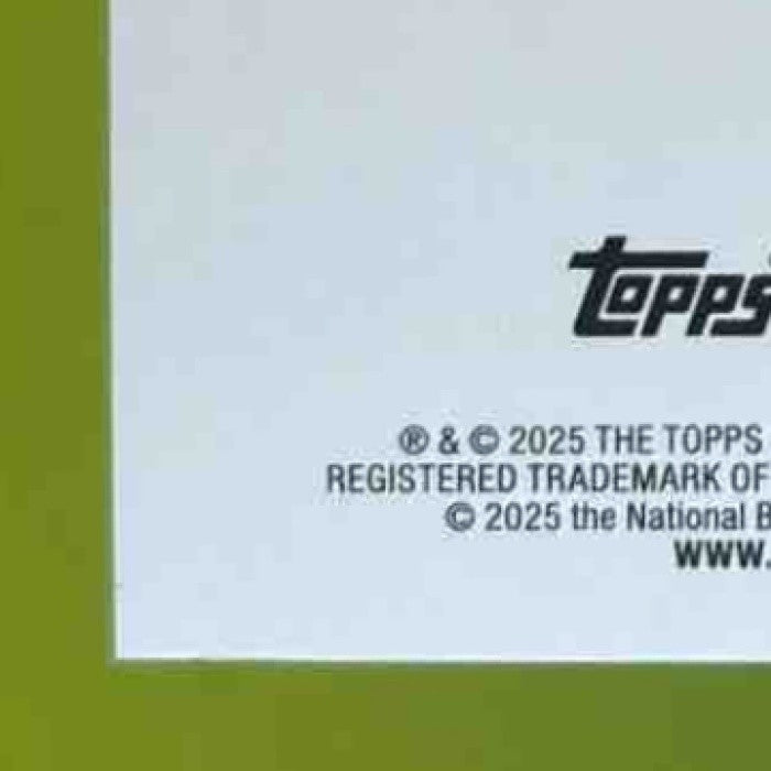 2025-26 Topps Yves Missi Red Holo Foil 1/5 #191 New Orleans Pelicans