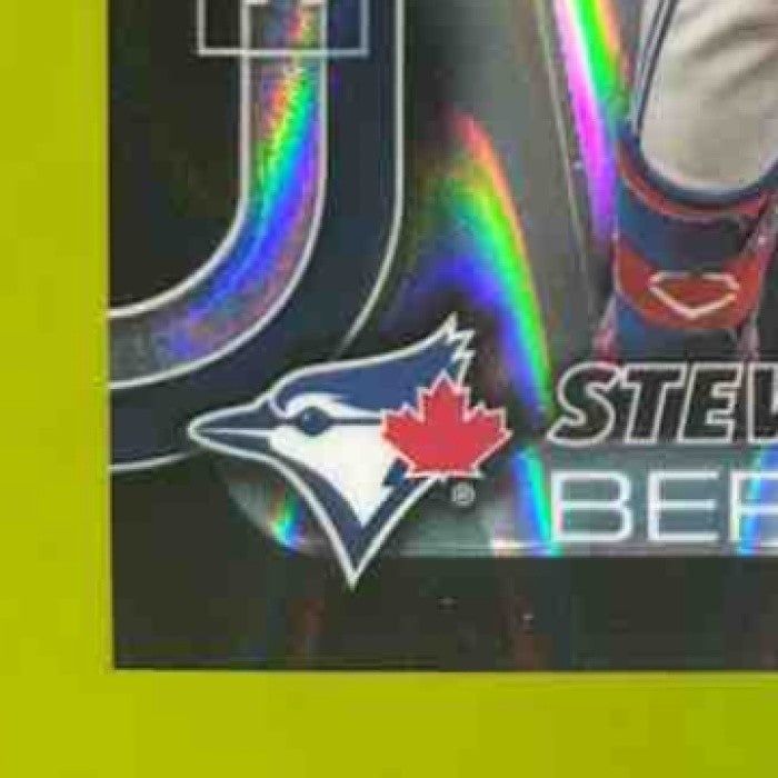 2025 Topps Chrome Steward Berroa Black Lava Refractor /10 #163 RC Blue Jays