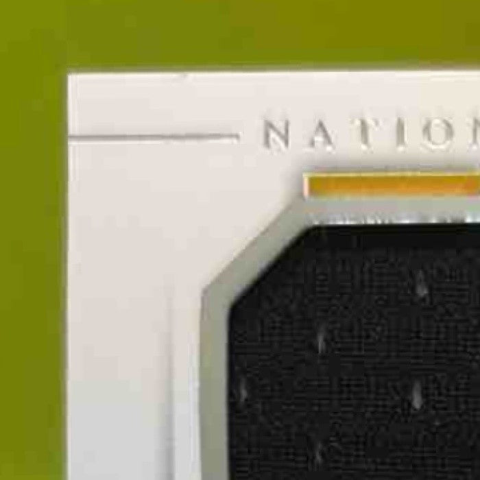 2018 National Treasures Mason Rudolph Rookie NFL Gear Patch Auto /49 RC Steelers