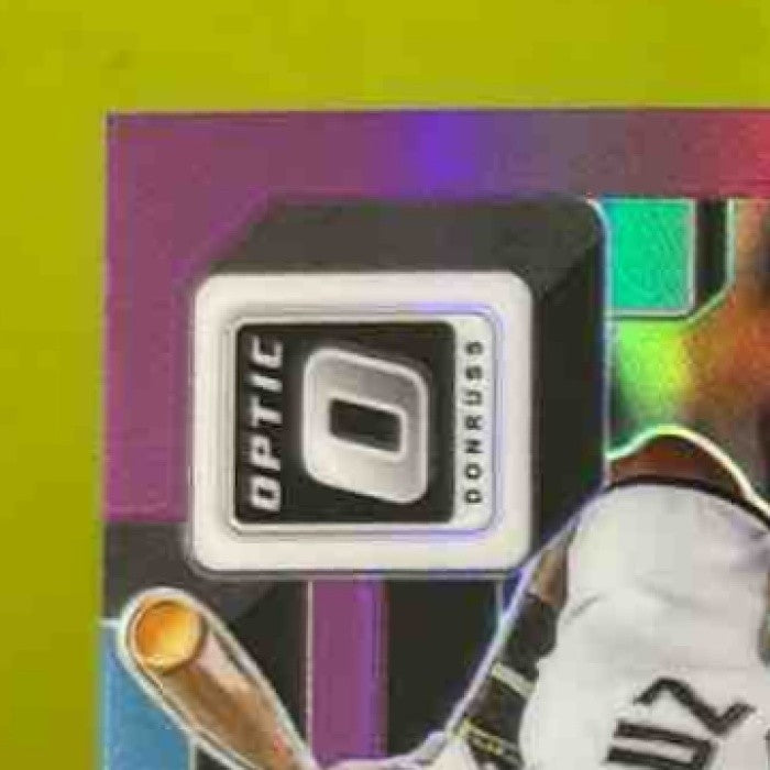 2022 Donruss Optic Bryan De La Cruz Purple Auto /150 RC Miami Marlins