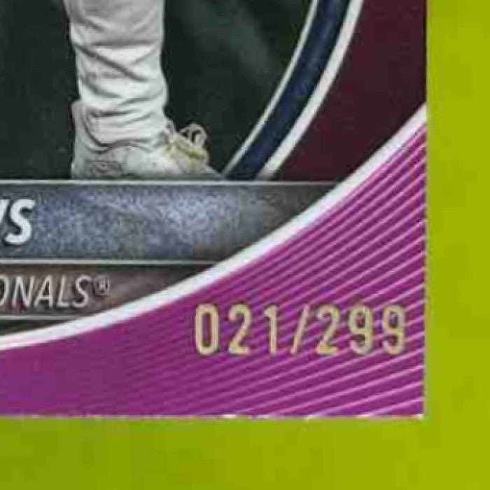 2025 Bowman Chrome Dylan Crews Fuchsia Refractor /299 #3 RC Washington Nationals
