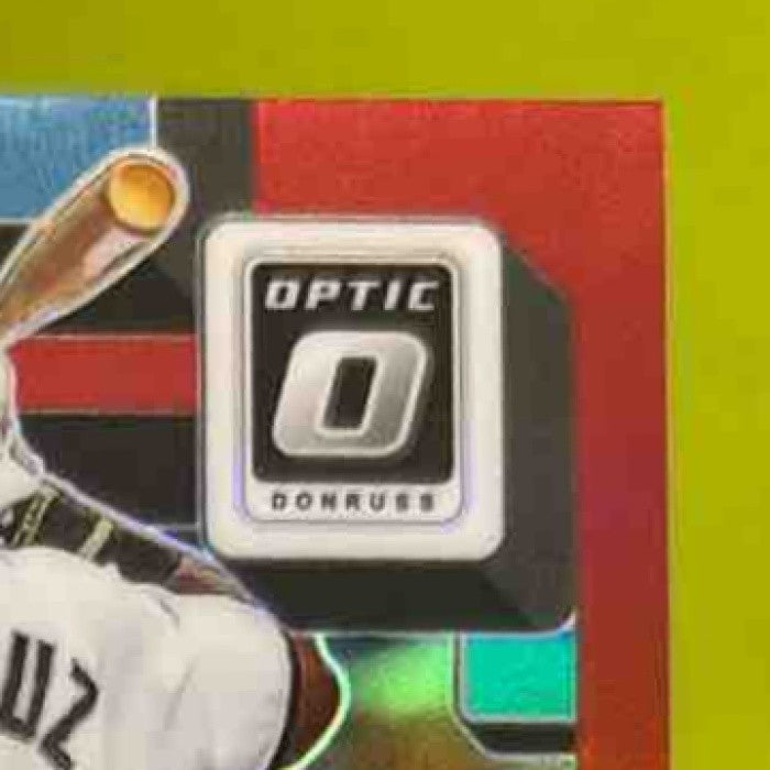 2022 Donruss Optic Bryan De La Cruz Red Auto /60 RC Miami Marlins