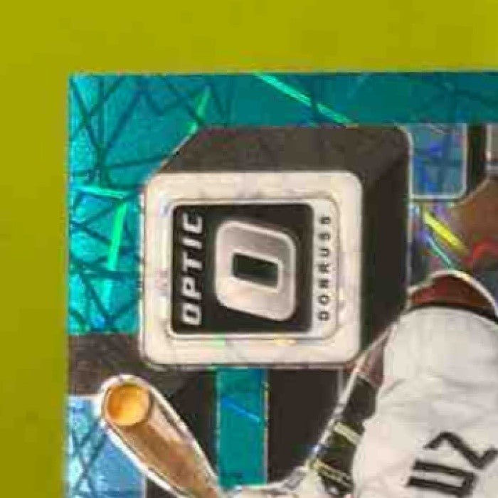 2022 Donruss Optic Bryan De La Cruz Teal Velocity Auto /99 RC Miami Marlins