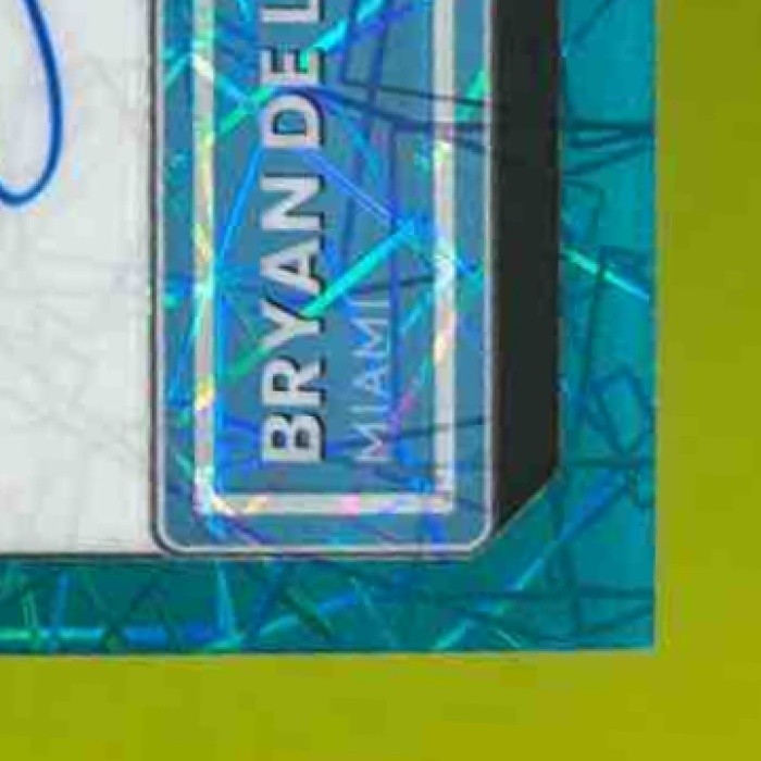 2022 Donruss Optic Bryan De La Cruz Teal Velocity Auto /99 RC Miami Marlins
