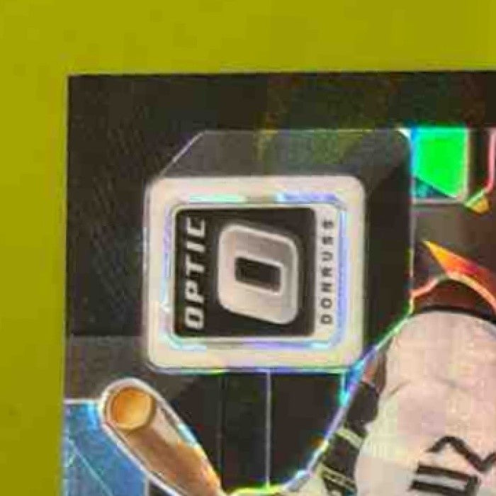 2022 Donruss Optic Bryan De La Cruz Black Cracked Ice Auto /30 RC Marlins