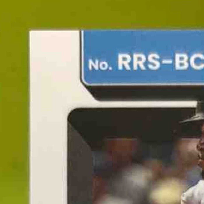 2022 Donruss Optic Bryan De La Cruz Black Cracked Ice Auto /30 RC Marlins