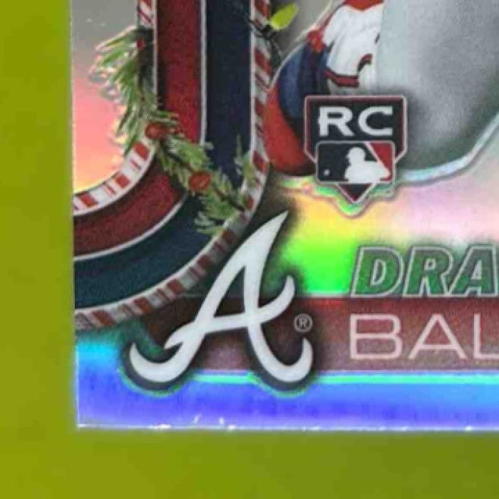 2025 Topps Holiday Drake Baldwin Chrome Refractor /499 #HC60 RC Atlanta Braves