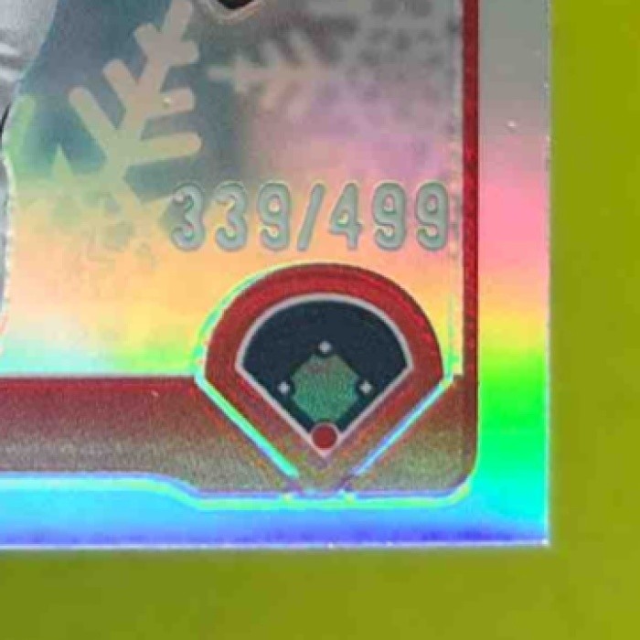 2025 Topps Holiday Drake Baldwin Chrome Refractor /499 #HC60 RC Atlanta Braves