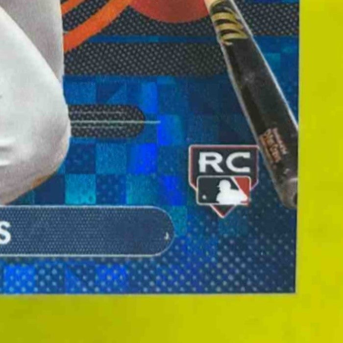 2025 Topps Finest Dylan Crews Uncommon Blue X-Fractor /75 RC Nationals
