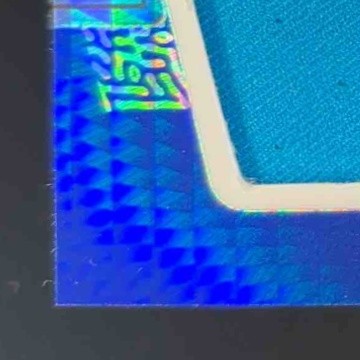 2023 Donruss Optic Bryce Young First Year Fresh Blue Hyper MEM RC Panthers