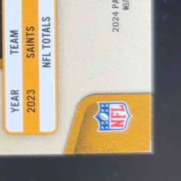 2024 Panini Gold Standard Chris Olave Violet 4/14 #71 New Orleans Saints