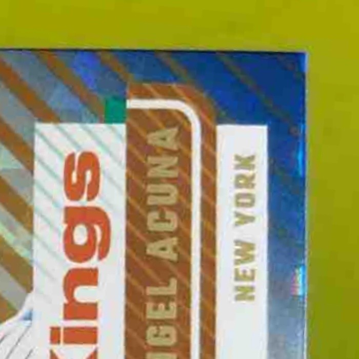 2025 Panini Donruss Luisangel Acuna Jersey Kings #JK-LA MEM RC New York Mets