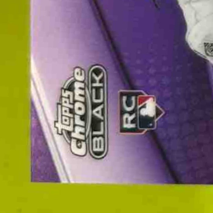 2025 Topps Chrome Black Luisangel Acuna Purple /75 #53 RC New York Mets