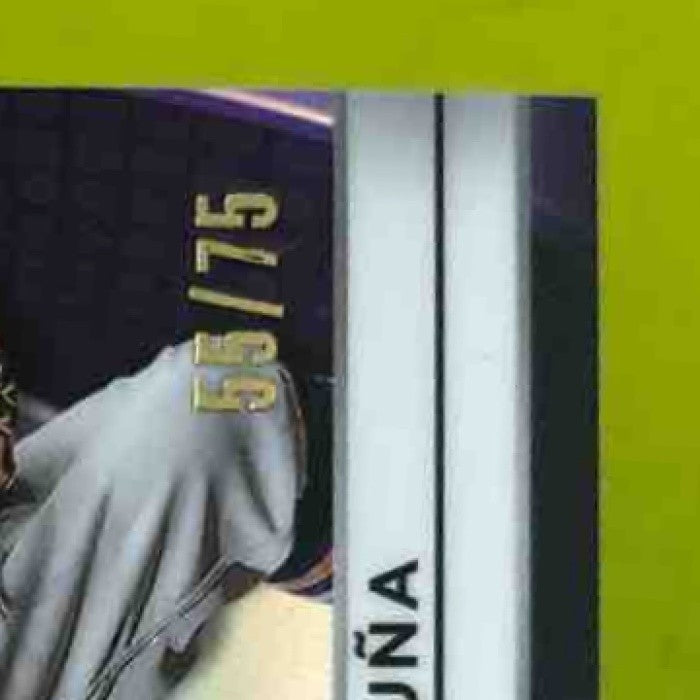 2025 Topps Chrome Black Luisangel Acuna Purple /75 #53 RC New York Mets