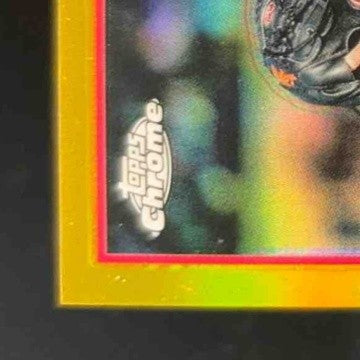 2023 Topps Chrome Jacob deGrom Gold Refractor 13/50 #12 Texas Rangers