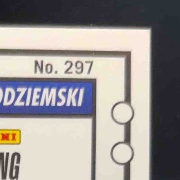 2023-24 Hoops Premium Stock Brandin Podziemski Rising Stars Blue Ice Prizm/99 RC