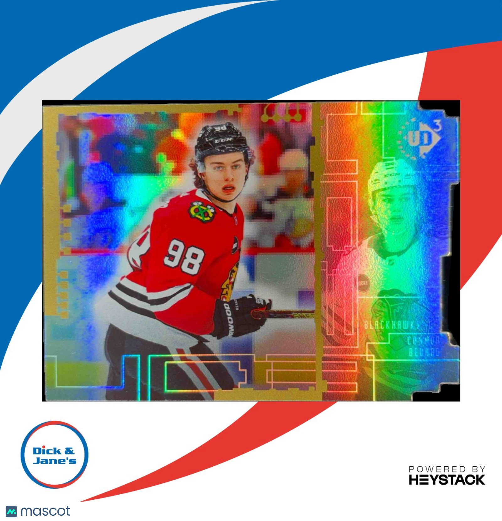 2023-24 Upper Deck Extended Series Connor Bedard 1998-99 UD3 RC Chicago Rookie