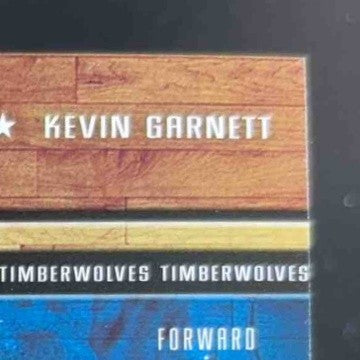 2006-07 Upper Deck Hardcourt Kevin Garnett Materials BLUE Minnesota Timberwolves
