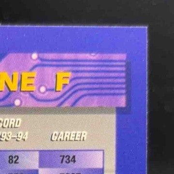 1994-95 Topps Finest Karl Malone Refractor #195 Utah Jazz