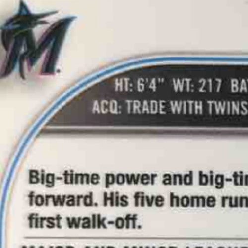 2022 Topps Chrome Sapphire Lewin Diaz Orange 1/25 #613 Miami Marlins