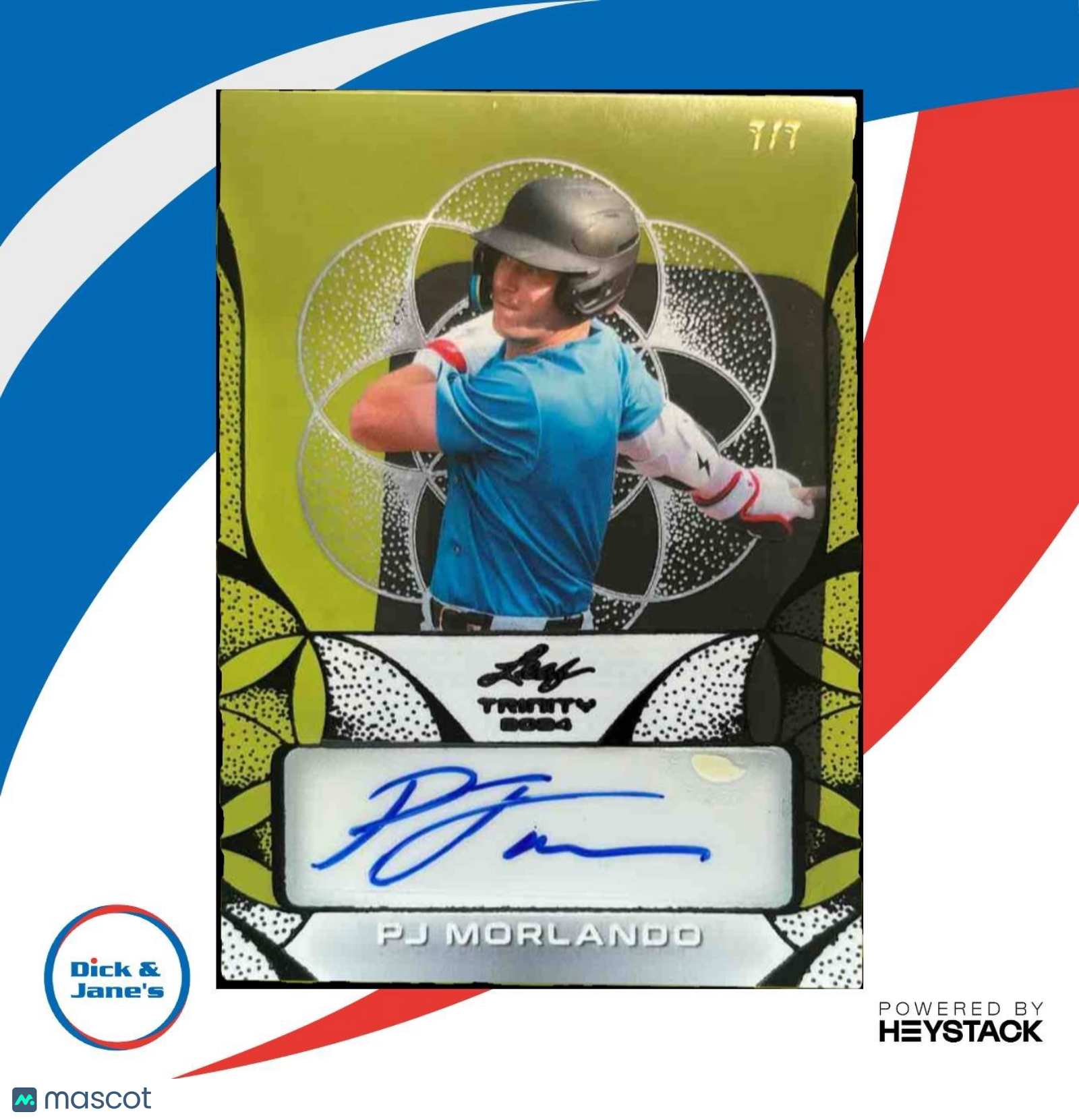 2024 Leaf Trinity PJ Morlando Clear Auto Black 7/7 #CA-PJM