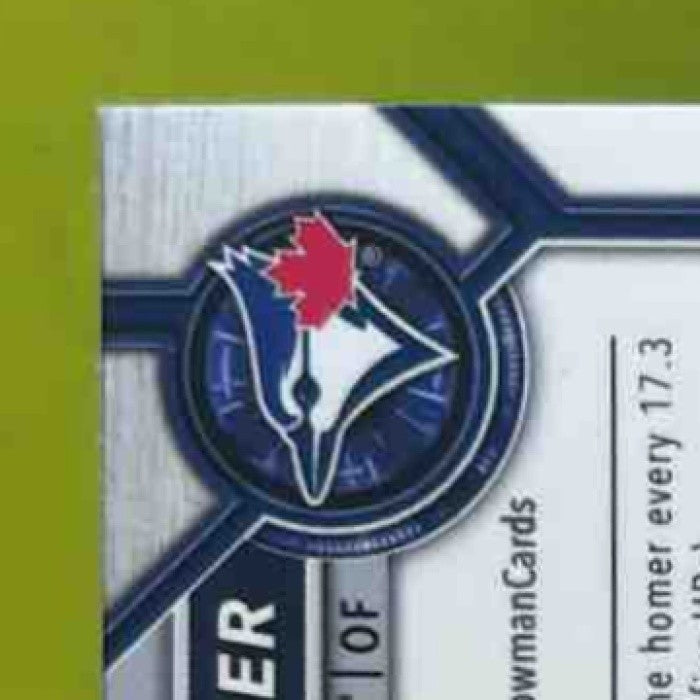 2022 Bowman Chrome Sapphire George Springer #74 Toronto Blue Jays