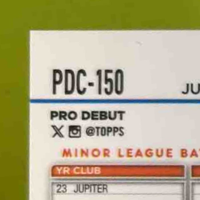 2024 Topps Pro Debut Kemp Alderman Chrome Gold Mini Diamond /50 #PDC-150