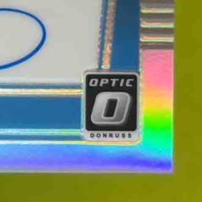 2021 Donruss Optic Lewin Diaz Signatures Holo Auto RC Miami Marlins