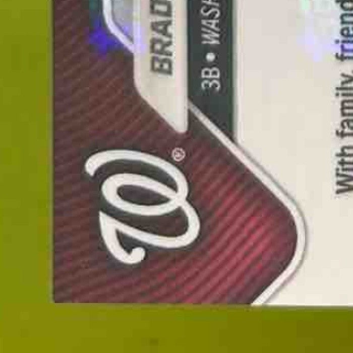 2025 Topps Now Brady House Orange Foil /25 #308 Washington Nationals