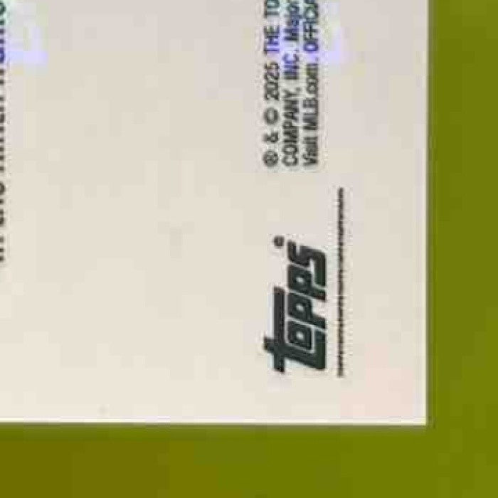 2025 Topps Now Brady House Orange Foil /25 #308 Washington Nationals