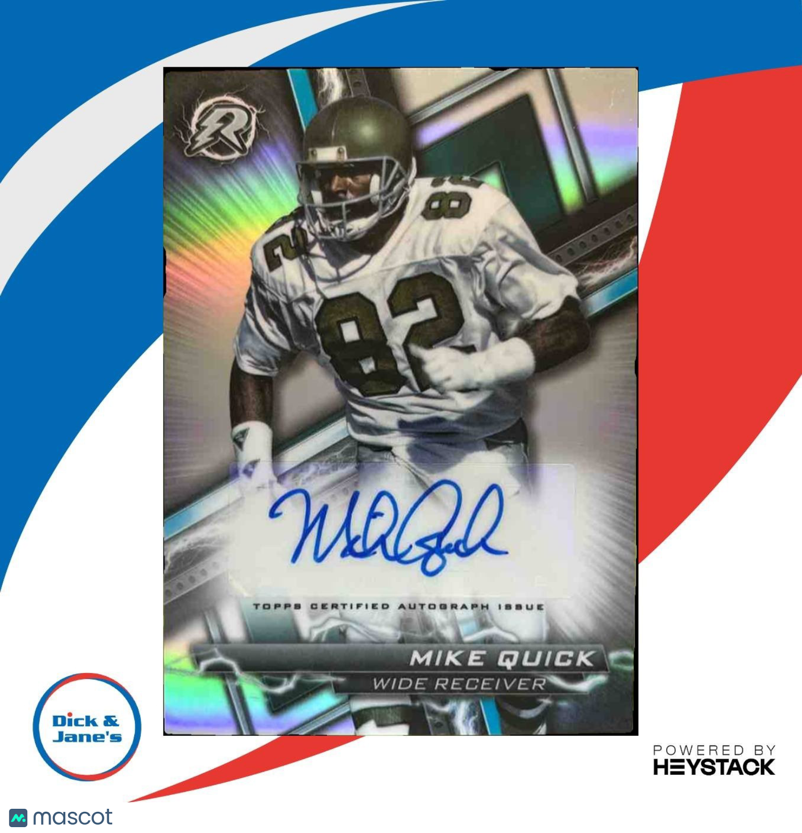 2023 Topps Composite Mike Quick Resurgence Signatures Auto Philadelphia Eagles