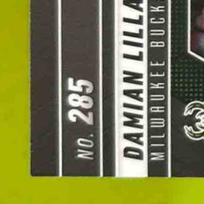 2024-25 Panini Mosaic Damian Lillard Genesis #285 City Edition Milwaukee Bucks