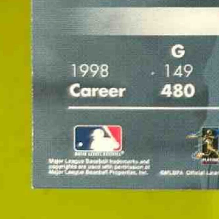 1999 Pacific Prism Derek Jeter #100 New York Yankees