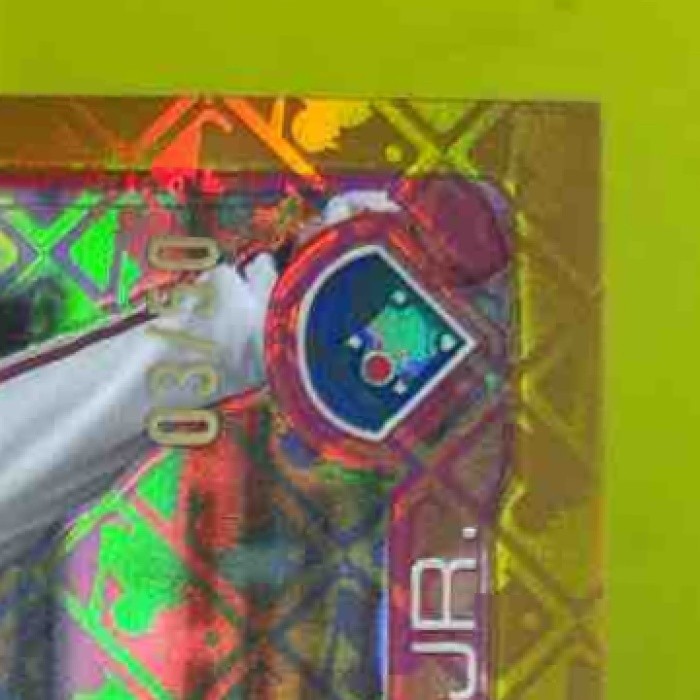 2025 Topps Chrome LogoFractor Nacho Alvarez Jr. Gold /50 #75 RC Atlanta Braves