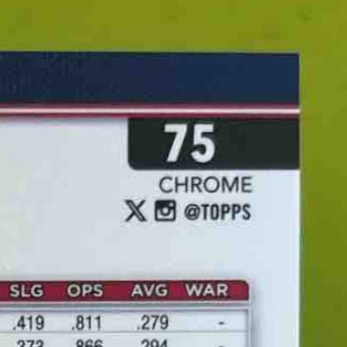 2025 Topps Chrome LogoFractor Nacho Alvarez Jr. Gold /50 #75 RC Atlanta Braves