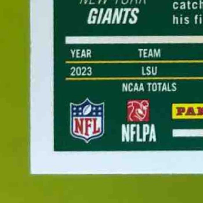 2024 Panini Encore Malik Nabers Red 46/49 #271 RC New York Giants