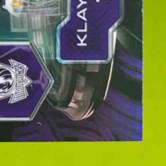 2025-26 Topps Chrome Klay Thompson Clutch Gene Purple /75 Dallas Mavericks