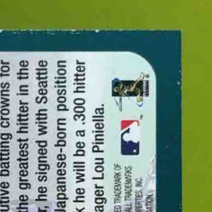 2001 Topps Ichiro Suzuki #726 RC Seattle Mariners