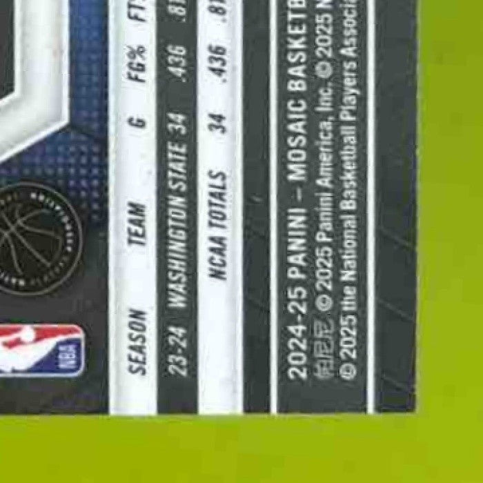 2024-25 Panini Mosaic Jaylen Wells Genesis #240 RC Memphis Grizzlies