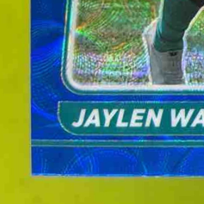 2021 Donruss Optic Jaylen Waddle Blue Scope #208 RC Rated Rookie Miami Dolphins