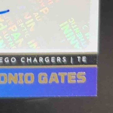 2023 Panini Illusions Antonio Gates Immortalized Jersey Auto 249/299 Chargers