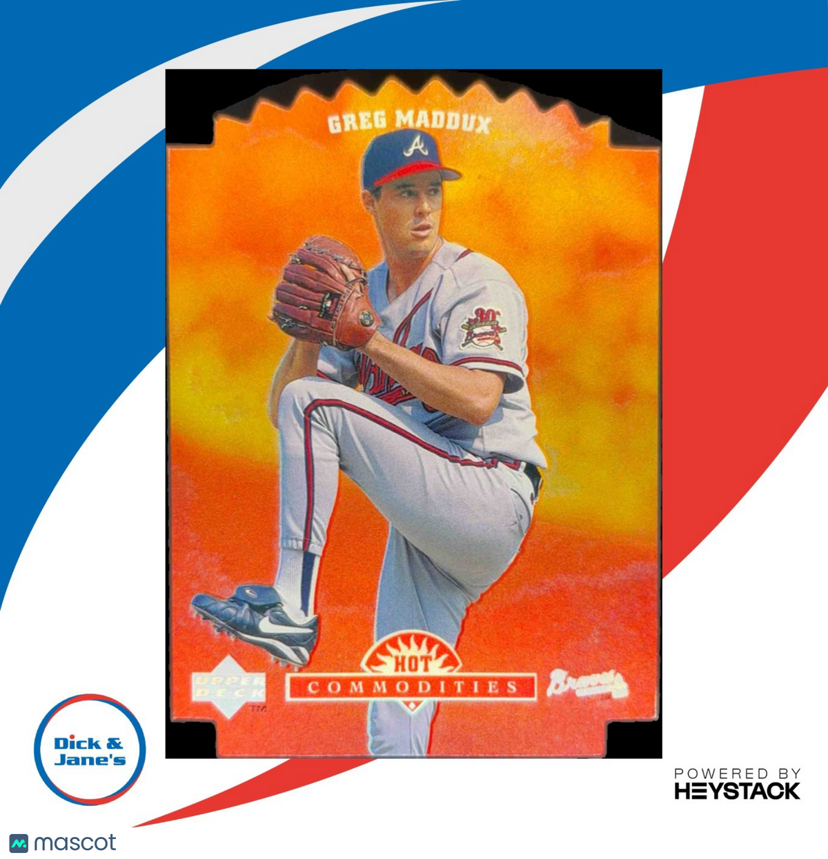 1996 Upper Deck Greg Maddux Hot Commodities #HC10 Atlanta Braves